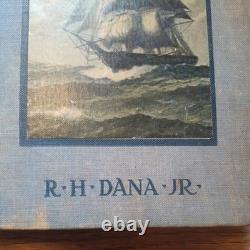 1911 Deux ans avant le mât Livre HC R. H. Dana Jr. Édition antique TRÈS RARE