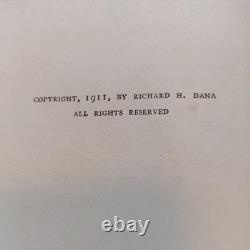 1911 Deux ans avant le mât Livre HC R. H. Dana Jr. Édition antique TRÈS RARE