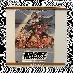 1984 STAR WARS L'EMPIRE CONTRE-ATTAQUE Affiche de film Très Rare Variante VHS