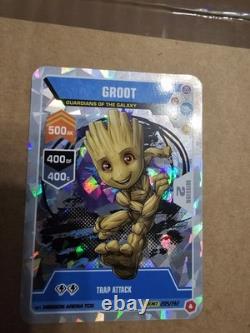 1ère Édition Groot Secret Rare Holo Marvel Mission Arena 205/192 Très Rare. Offre