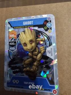 1ère Édition Groot Secret Rare Holo Marvel Mission Arena 205/192 Très Rare. Offre