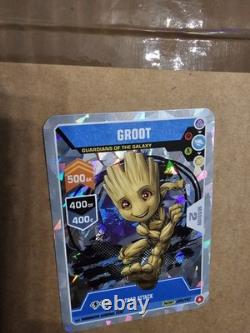 1ère Édition Groot Secret Rare Holo Marvel Mission Arena 205/192 Très Rare. Offre