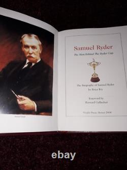 2 livres de golf en cuir 1ère édition très rares Ryder Cup Valderrama