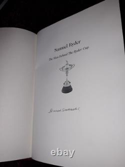 2 livres de golf en cuir 1ère édition très rares Ryder Cup Valderrama