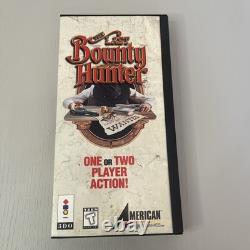 3DO Le Dernier Chasseur de Primes Édition Longue Boîte TRÈS RARE Avec étui de protection