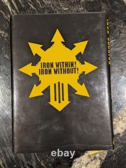 40k Guerrier de Fer Édition Limitée Signée Graham McNeill Couverture Rigide Très Rares