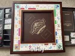 75e anniversaire MONOPOLY Jeu de société Édition Frontgate Très rare Tiroir en bois