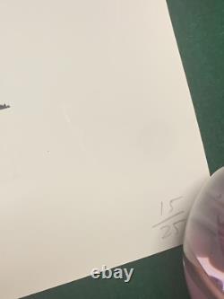 A. Ce tirage signé en édition limitée d'un artiste de rue londonien 15/25 très rare