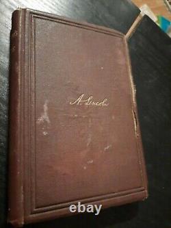 Abraham Lincoln Les mots du Président 1865 Première Édition Livre Très Rare