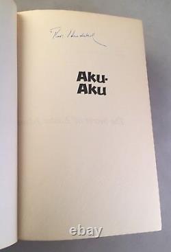 Aku-aku-thor Heyerdahl-2 Livres! - Signé! - Première Et Première Éditions Américaines (1958-very Rare)