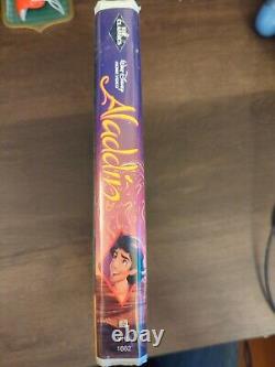 Aladdin (VHS, 1993) TRÈS RARE ! ÉDITION DIAMANT NOIR ! TESTÉ