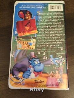 Aladdin (VHS, 1993) TRÈS RARE ! ÉDITION DIAMANT NOIR ! TESTÉ