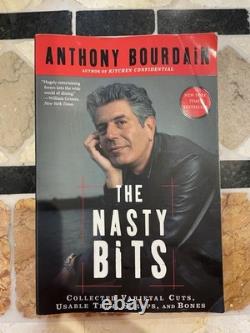 Anthony Bourdain signé édition américaine originale broché The Nasty Bits très rare