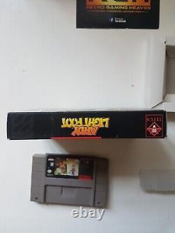 Ardy Light Foot Super Nintendo USA Snes Jeu Boîte Version Mexique Très Rare