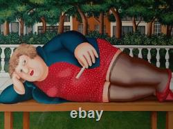 BERYL COOK (1926-2008) Édition très limitée de sérigraphie 'BRYANT PARK'