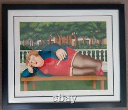 BERYL COOK (1926-2008) Édition très limitée de sérigraphie 'BRYANT PARK'
