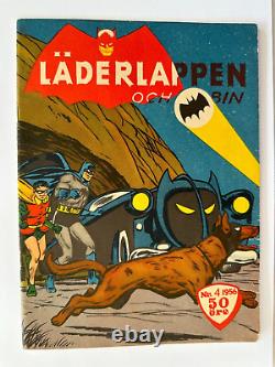 Batman #92, FN, 1956, édition suédoise rare. Très difficile à obtenir.