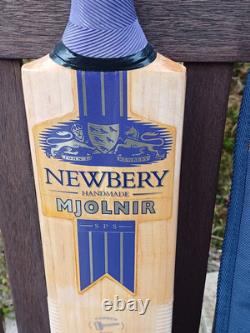 Batte de cricket Very Rare Newbery Mjolnir SPS Édition Cadbury 2lb 7 5/8oz VGC