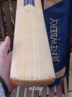 Batte de cricket Very Rare Newbery Mjolnir SPS Édition Cadbury 2lb 7 5/8oz VGC