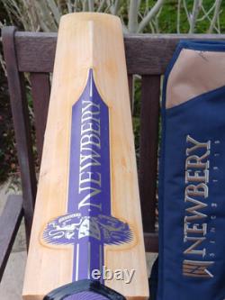 Batte de cricket Very Rare Newbery Mjolnir SPS Édition Cadbury 2lb 7 5/8oz VGC