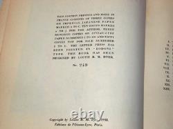 Bela Bartok : Sa Vie et Ses Œuvres par Emil Haraszti Très Rare Édition Limitée 1938