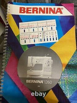 Bernina 1260 Quilters Edition Machine À Coudre. Collection De Londres. Très Rare