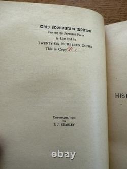 Bibliothèque de l'Histoire Américaine Vol 3 John Ridpath 1900 Édition Très Rare