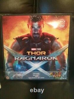 Big Sleeve Edition Thor Ragnorak Blu Ray & Cartes D'art (très Rare)