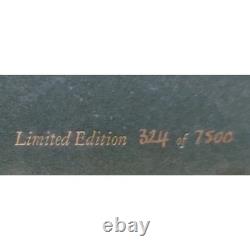 Billet de banque encadré de 5 livres irlandaises en or pur très rare édition limitée