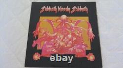 Black Sabbath Sabbath Bloody Sabbath Très Rare 1ère Édition Australienne G/fold 73