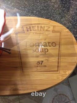 Bol et plateau de soupe aux tomates Heinz Édition limitée Très rare