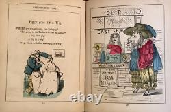 Bon livre très rare de la première édition de 1858 'Precocious Piggy' de Thomas Hood.