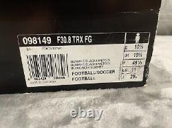 Bottes de football Adidas f30 taille 10,5 UK très rares modèle 2008 Édition Or