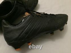 Bottes de football Adidas predator LZ II BLACKOUT ÉDITION LIMITÉE TRÈS RARE UK 6,5