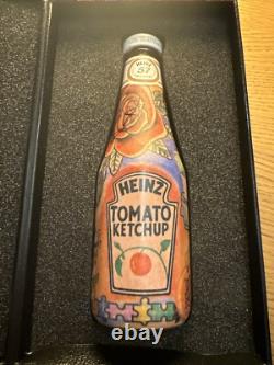 Bouteille de ketchup Heinz X Ed Sheeran Édition limitée signée très rare memorabilia
