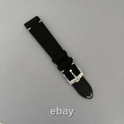 Bracelet de montre en cuir noir Omega Trilogy 1957 authentique Édition limitée Très rare