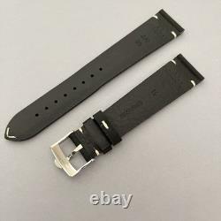 Bracelet de montre en cuir noir Omega Trilogy 1957 authentique Édition limitée Très rare
