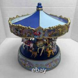 Bradford Exchange Disney Carousel Édition Limitée Très Rare HTF Défauts Mineurs