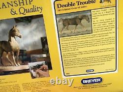 Breyer Horses Collectors Edition Très Rare Double Trouble Bay Paint Fox Trotter