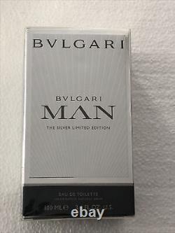 Bvlgari Man Eau De Toilette 100 ML The Silver Limited Edition Très Rare