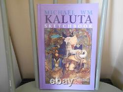 C'est Michael Wm. Kaluta Sketchbook Très Rare Signé Édition Numérotée H/b Livre 101/500