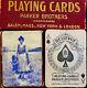 C1900 Cartes De Jeu Anciennes Très Rare 1ère Édition Poker Deck 52/52 Boîte De Basse Qualité