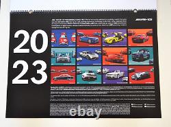 Calendrier 2023 MERCEDES AMG Art de la Performance Affiches Édition Limitée Très Rare