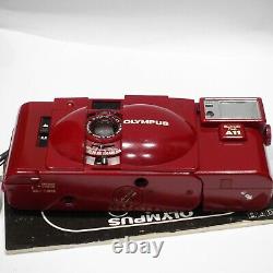 Caméra Rouge Olympus Xa 2 35mm Et Flash Rouge A11, Version Couleur Très Rare Xa2