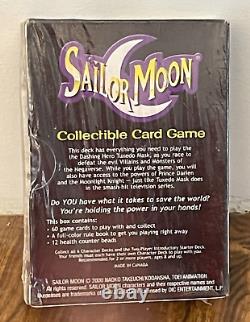 Cartes à collectionner Sailor Moon CCG - Jeu de personnages de Tuxedo Mask - 1ère édition - Neuf sous blister / TRÈS RARE