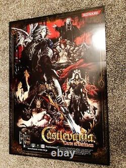 Castlevania Malédiction des Ténèbres Très Rare Affiche Promo Version Européenne 2006