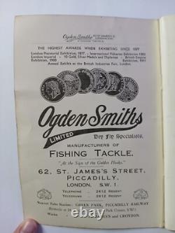 Catalogue de matériel de pêche Vintage Ogden Smith Édition très rare État VG
