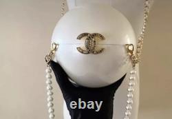 Chanel Beauté VIP Édition Limitée Nouveauté Sac en Perles de Coquillage BLANC TRÈS RARE NEUF