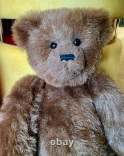 Charlie Bears « Georgie » ours en peluche édition limitée, très rare, avec grogneur, neuf