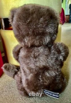Charlie Bears « Georgie » ours en peluche édition limitée, très rare, avec grogneur, neuf